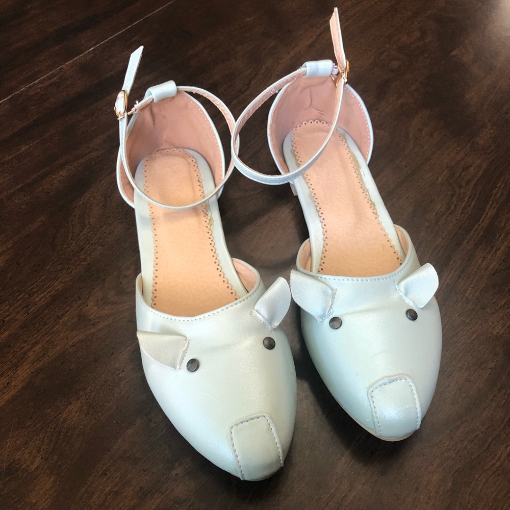 Sea-foam Green Japanese Mouse Flats!